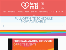 Tablet Screenshot of fiertemontrealpride.com